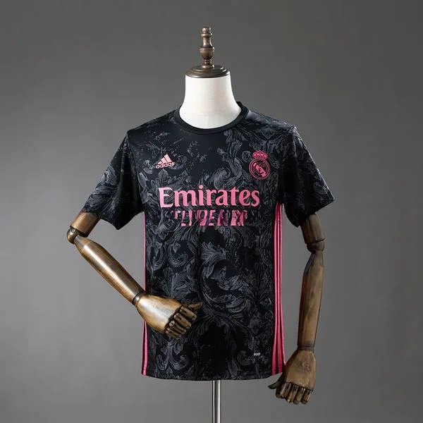 Camiseta de fútbol Real Madrid 2020/21 TERCERA MANGA CORTA VERSION FAN